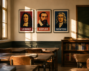 Classroom decor with wall art of important historical figures as a gift for teachers