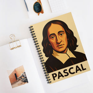 Blaise Pascal - Spiral Notebook