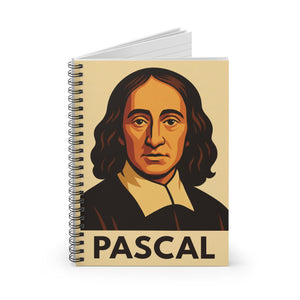 Blaise Pascal - Spiral Notebook