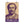 Bold purple and beige illustration of Greek statesman Pericles on a fine art poster ready to frame