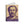 Spiral notebook with a purple and beige portrait of Pericles with open pages