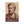 Canvas wall art with a bold burgundy and beige illustration of ancient Greek playwright Sophocles
