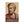 Fine art poster with a bold burgundy and beige illustration of ancient Greek playwright Sophocles