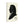 Canvas wall art with a black on ivory silhouette illustration of musician Johann Sebastian Bach side view