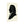 Fine art poster with a black on ivory silhouette illustration of musician Johann Sebastian Bach side view