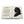 Hardcover journal with a black on ivory silhouette illustration of musician Johann Sebastian Bach on the front cover and a bio on the back cover