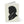 Hardcover journal with a black on ivory silhouette illustration of musician Ludwig van Beethoven opened
