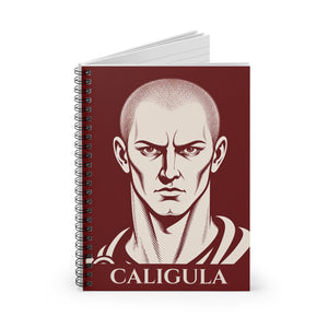 Canvas wall art with a bold illustration of Roman emperor Caligula opened