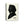 Spiral notebook with a black on ivory silhouette illustration of musician Frederic Chopin