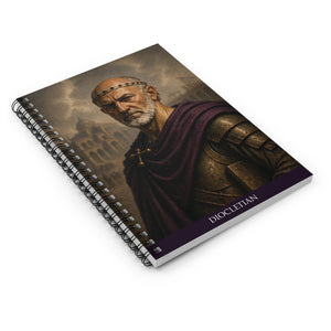 Spiral notebook with a beautiful, original illustration of Roman emperor Diocletian
gift idea