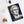 Spiral notebook with a bold illustration of Roman emperor Domitian on a white surface 