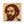 Fridge magnet with a bold illustration of Greek playwright Euripides
