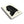 Spiral notebook with a black on ivory silhouette illustration of musician George Frideric Handel on a white background