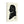 Canvas wall art with a black on ivory silhouette illustration of musician Joseph Haydn side view