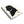 Spiral notebook with a black on ivory silhouette illustration of musician Joseph Haydn on a white background