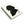 Spiral notebook with a black on ivory silhouette illustration of musician Franz Liszt on a white background