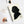 Spiral notebook with a black on ivory silhouette illustration of musician Franz Liszt on a white surface
