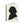 Spiral notebook with a black on ivory silhouette illustration of musician Franz Liszt opened