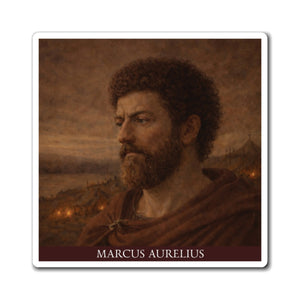 Magnet with a beautiful, original illustration of Roman emperor Marcus Aurelius