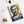 Spiral notebook with a bold illustration of ancient Greek philosopher Plato on a white surface with sunglasses and a photo clip.