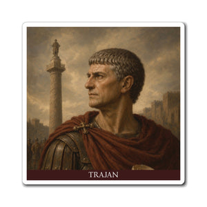 Magnet with a beautiful, original illustration of Roman emperor Trajan