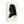 Canvas wall art with a black on ivory silhouette illustration of musician Antonio Vivaldi side view